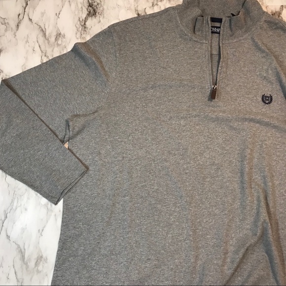 Chaps Mockneck Quarter Zip Pullover - Picture 5 of 8
